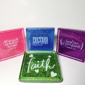 Faith set Drink Coasters
